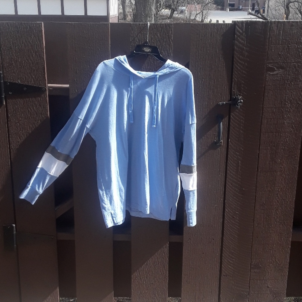 Baby blue hoodie